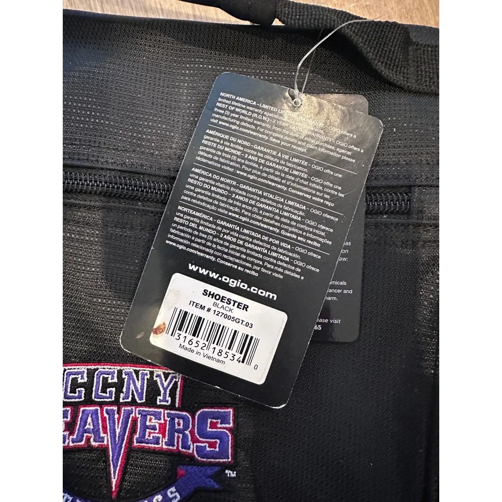 OGIO Shoester Shoe Bag Black CCNY Beavers Athletics Travel Gym Case 127005GT.03